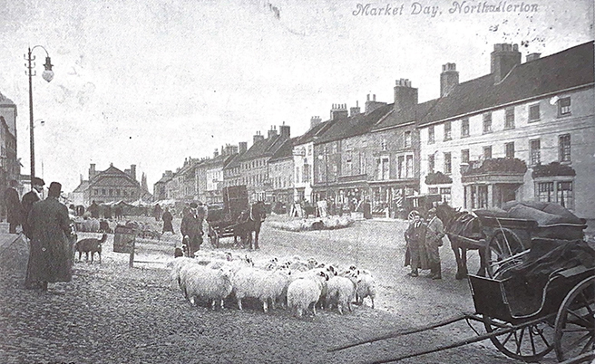 Market Day in Northallerton, 1880's