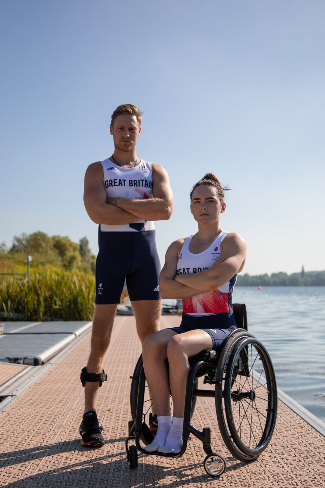 Laurence Whitely with Lauren Rowles. Photo credit to Izzy Cooper
